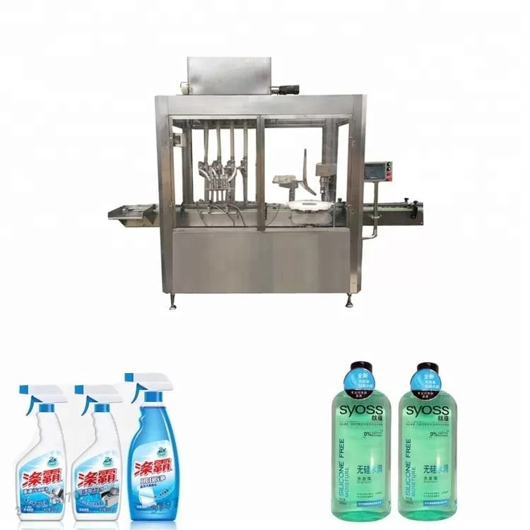 Machine de remplissage et de capsulage de bouteilles en plastique d'acier inoxydable 304