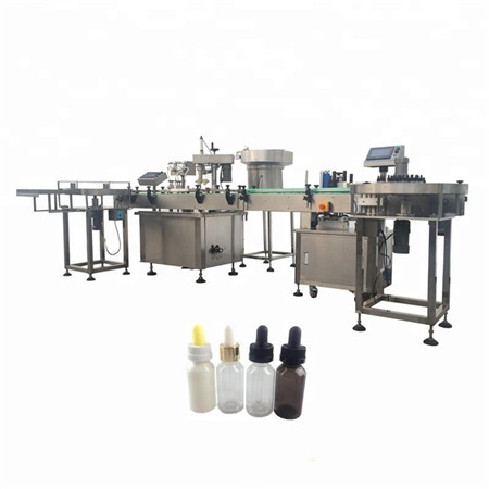 Machine de remplissage e-liquide automatique Lommachiney L40 pour bouteilles en plastique et gouttes oculaires en verre