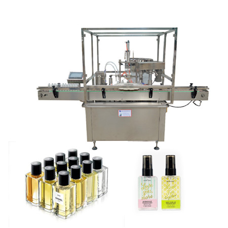 Machine de capsulage de remplissage d'huile de haute précision avec des bouteillesMachine de remplissage d'huile de machine de capsulage de tube de remplissage d'huile de remplissage de liquide Mach