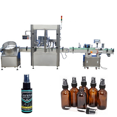 machine de remplissage et de bouchage de bouteilles de pulvérisation de 30 ml AVEC GMP