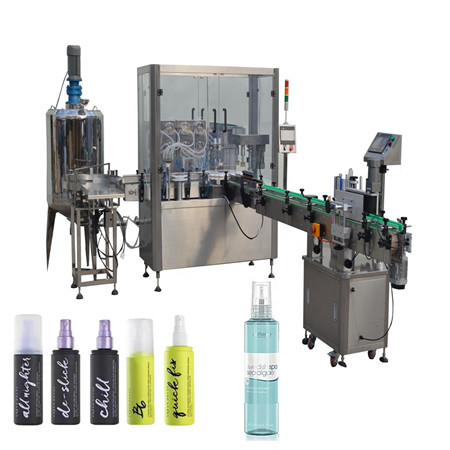 Machine de remplissage cosmétique automatique avec machine de remplissage de flacons Machine de remplissage de bouteilles de 30 ml avec remplissage liquide de 50 ml