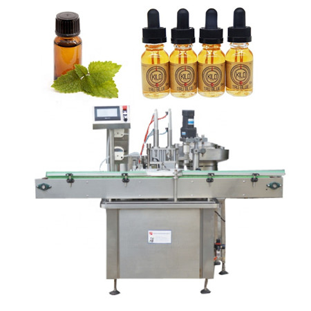 Machine de capsulage automatique de machine de remplissage de bouteilles de fiole liquide avec le unscrambler