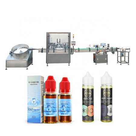machine de remplissage d'e-liquide cosmétique de machine de remplissage d'huile essentielle pneumatique