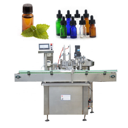 Machine de remplissage de bouteille liquide d'huile essentielle de fiole de pompe à engrenages de commande numérique portative manuelle supérieure