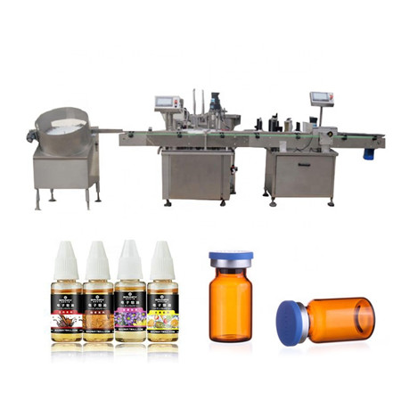 Machine de capsulage et d'étiquetage de remplissage de petites bouteilles de 30 ml pour parfum d'huile essentielle de confiture de miel de vernis à ongles liquide de remplissage de 10 ml