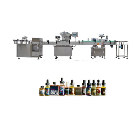 Machine de remplissage de pesage d'huile liquide semi-automatique d'huile essentielle mini