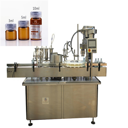 Machine de remplissage monobloc YB-PX4 Automatique 4 têtes Rinçage des machines de remplissage et de bouchage pour ligne de remplissage de spray de parfum