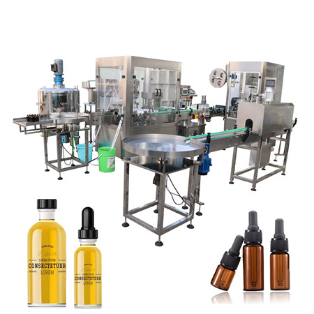 Haute vitesse de contrôle de niveau de table de parfum d'huile essentielle de vernis à ongles huile alimentaire petite machine de remplissage automatique