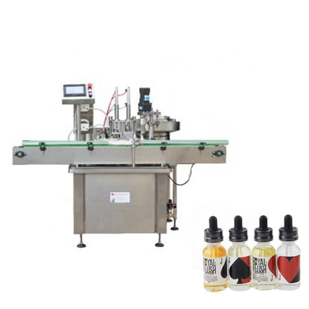 Ligne de production de jus de vape de machines de la Chine, machine de remplissage liquide de cigarette électronique 60ml 100ml