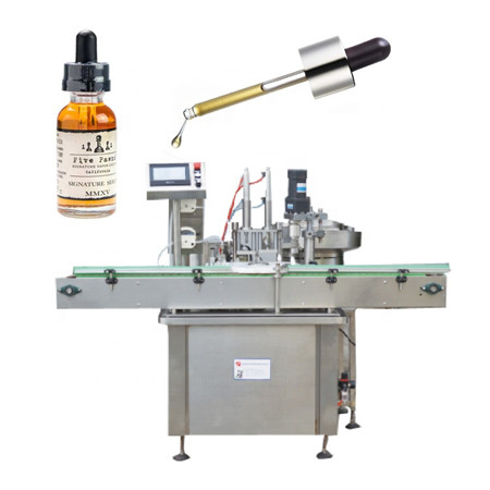 Machine à emballer de machine de remplissage liquide à haute viscosité de vente chaude d'usine pour des fioles d'huile de cigarette avec le PLC commandé