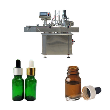 Machine de remplissage automatique d'huile de barbe d'huile essentielle de petite bouteille de 10ml 15ml pour la fiole en plastique