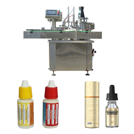 machine de remplissage cosmétique de crème machine de remplissage et de capsulage automatique de flacons à quatre têtes de remplissage