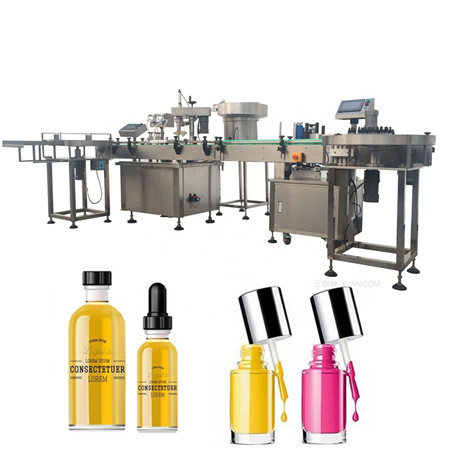 30 60 ml petites machines de remplissage de bouteilles machine rotative d'étiqueteuse de remplissage de remplissage de bouteille