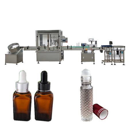 Petite machine de remplissage automatique de bouteilles en verre d'huile essentielle cosmétique de parfum
