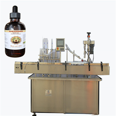 Machine de capsulage de remplissage d'ejuice d'eliquid de bouteille de gorille potelée automatique de 60 ml