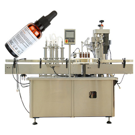 Machine de remplissage de saveur de jus E-liquide en plastique 60 ml E Machine de remplissage de jus de vape 10 ml avec Siemens PLC