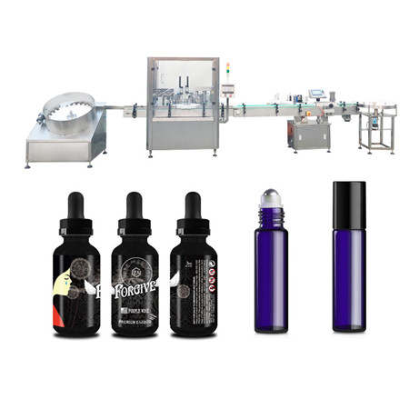 Machine de remplissage automatique de flacon JB-YX2 5 ml 10 ml et machine de capsulage pour liquide d'ejuice de gouttes oculaires