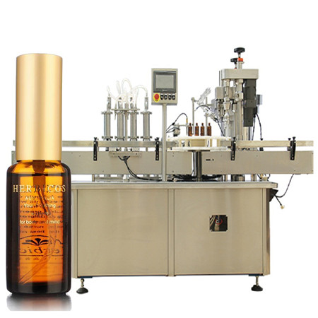 Machine de remplissage de saveur de jus E-liquide en plastique 60 ml E Machine de remplissage de jus de vape 10 ml avec Siemens PLC