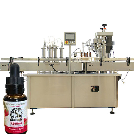 Machine de remplissage de teinture d'huile liquide de bouteille de 5 ml/10 ml/30 ml/50 ml ou personnalisée/bouteille à petite échelle