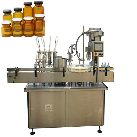 Machine de remplissage automatique de miel de petit pot haute densité avec pièces de bouchage