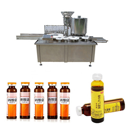 Machine de capsulage de remplissage liquide orale de miel d'huile d'eau liquide automatique