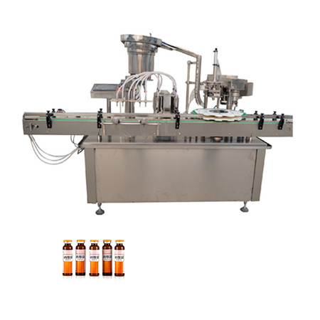 Machine de remplissage de bouteilles d'huile de CBD de bouteille de boston de 30 ml Chine remplisseur d'huile essentielle automatique et machine de capsulage