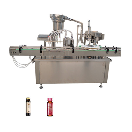 Machine de remplissage de liquide manuelle 5 ml à 50 ml de remplissage liquide de qualité alimentaire 30 bouteilles par minute pour boire de l'huile d'eau